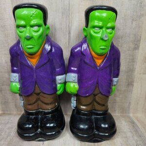 Frankenstein Blow Mold Light Toppers  Empire General Foam Halloween